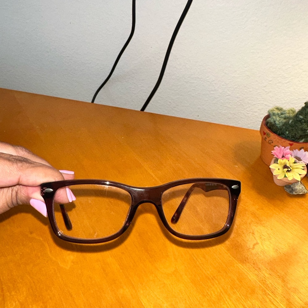 RayBan glasses.